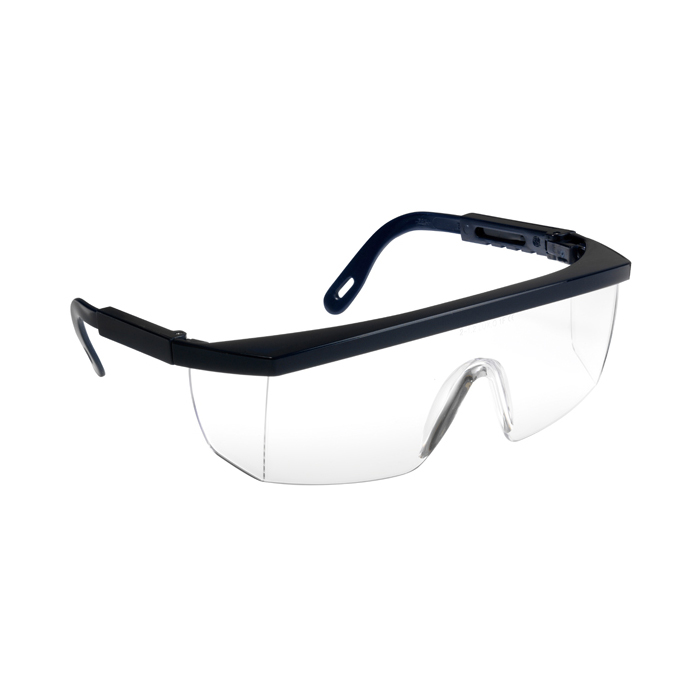 Lunettes de protection Polycarbonate incolore, Ecran monobloc avec Branches réglables - 0