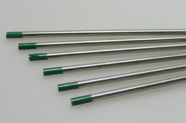 Electrode Tungstène Pure verte 150mm (étui de 10u) - 0