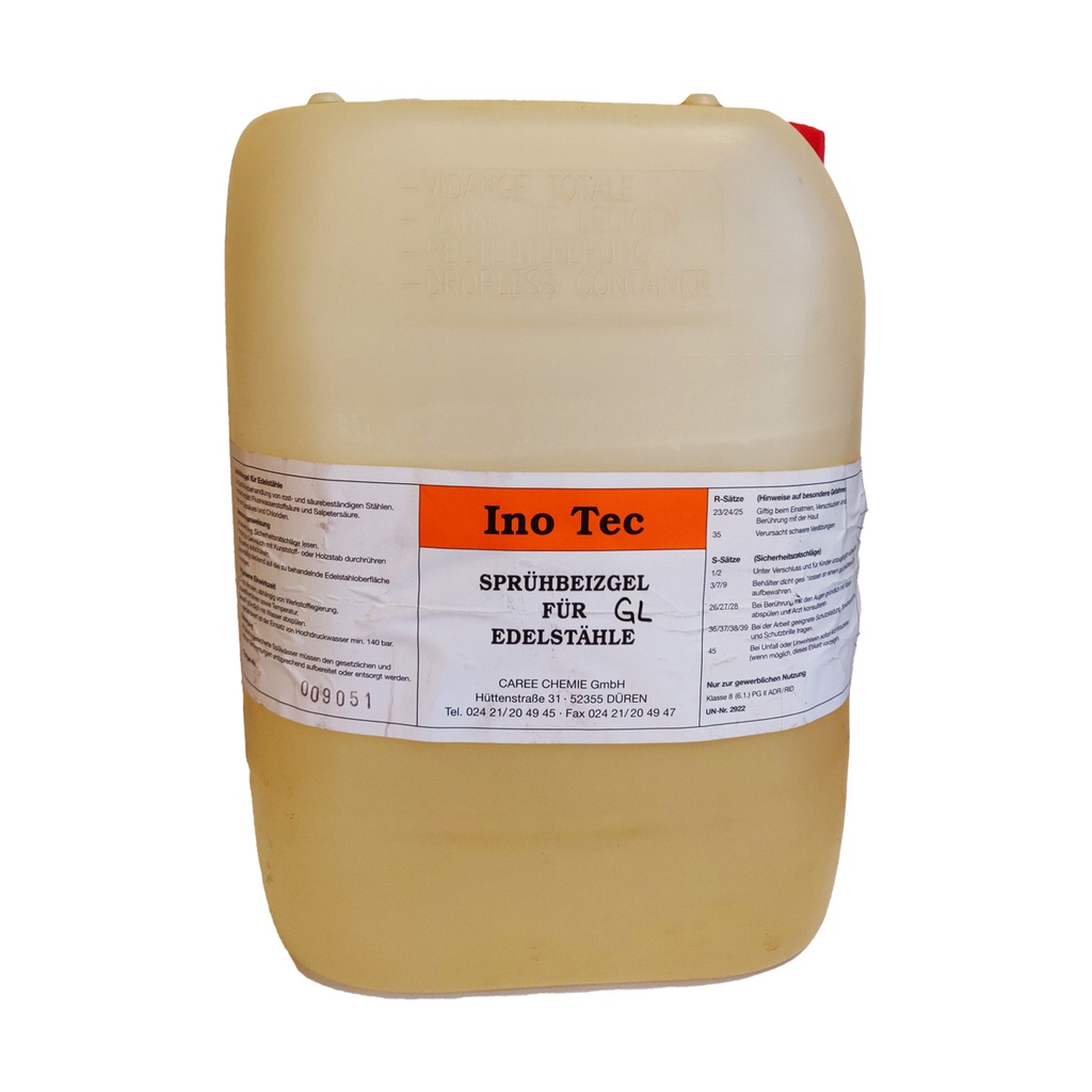 Gel de pulvérisation standard, décapage INOX - 0