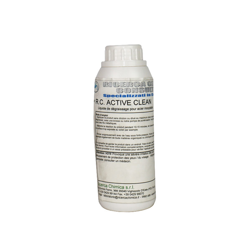 Liquide dégraissant INOX Non Toxique "RC ACTIVE CLEAN" - 0
