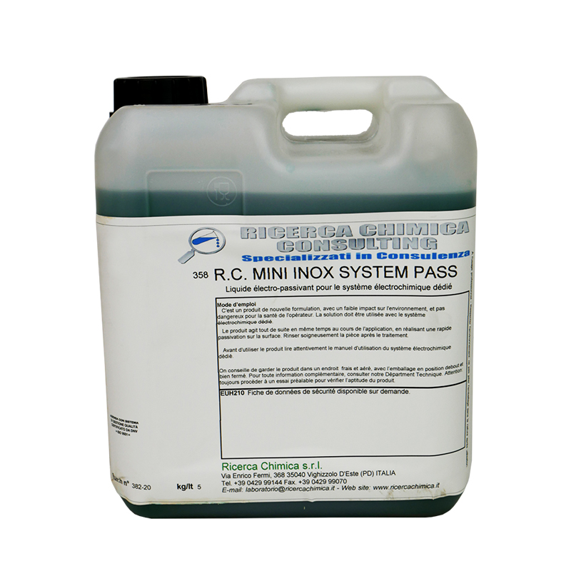 Electrolyte de passivation RC MINI INOX SYSTEM PASS (pour tampons) - 0
