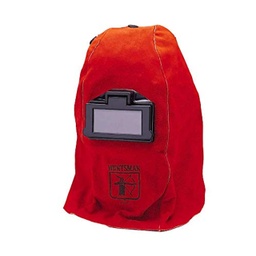 Masque de soudage cuir souple, volet relevable