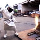 Veste aluminisée doublée en Coton ignifugé avec Col officier - 1