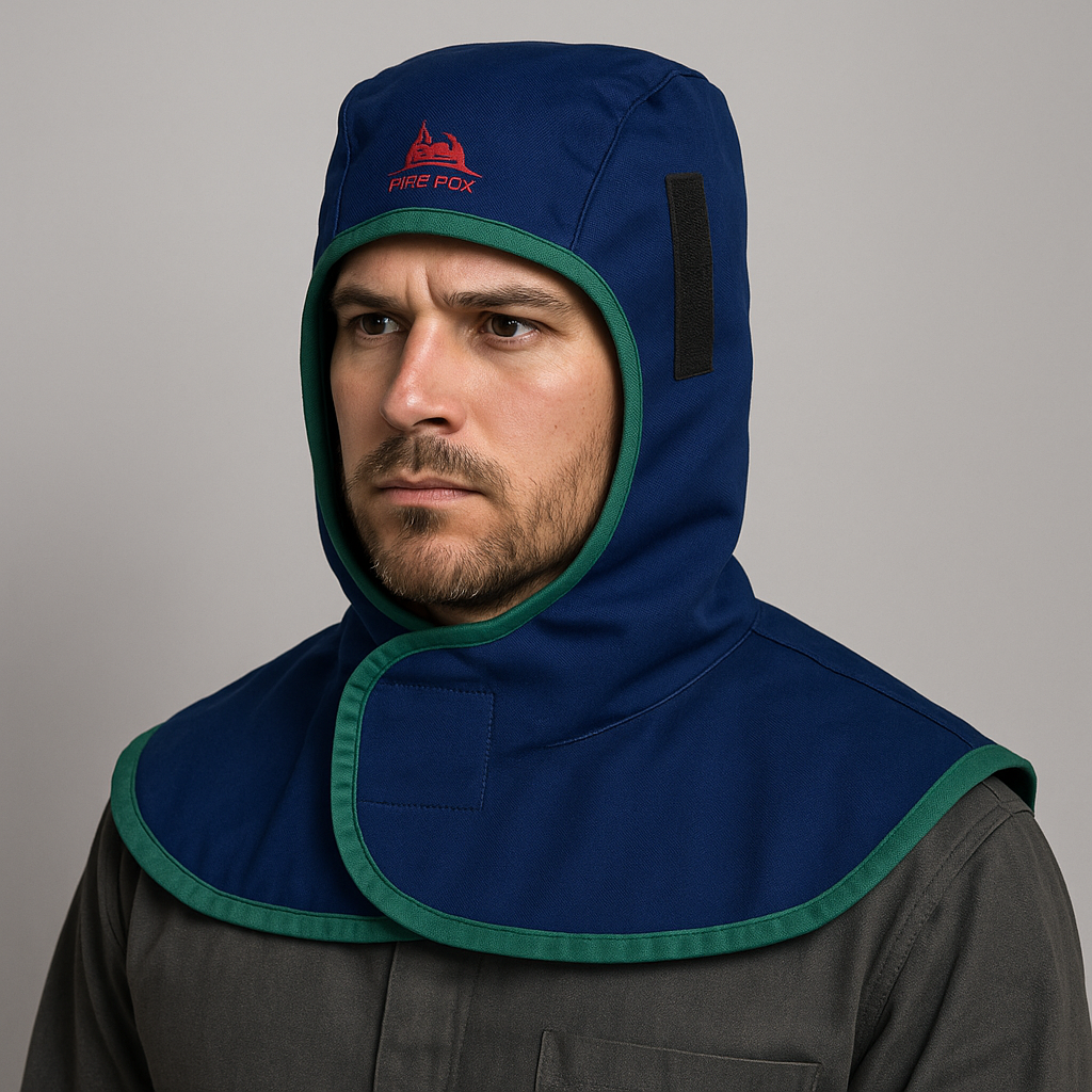 Cagoule de soudage Toile inifugée avec fermeture velcro - 1