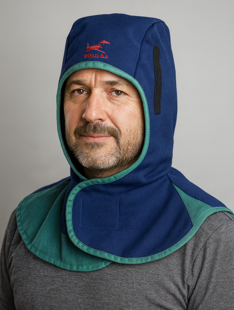 Cagoule de soudage Toile inifugée avec fermeture velcro - 2