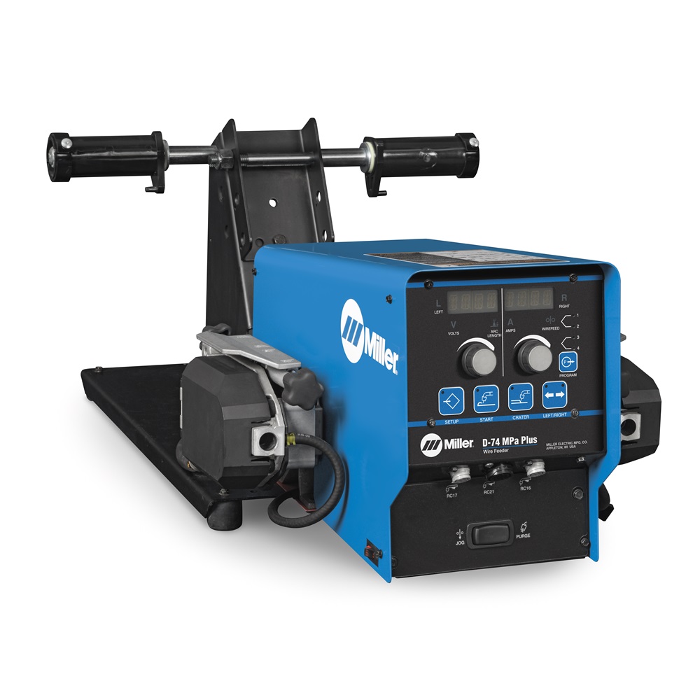 Dévidoir multifonctions 4 Galets, double torche D-74MPa MILLER - 0