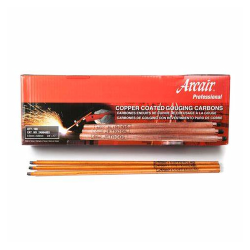 Electrode de Gougeage Long. 432mm, Raboutable (étui de 100u) - 0