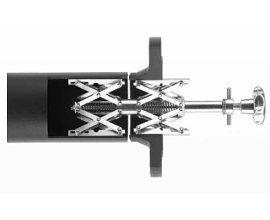 Clamp interne pour brides (ISC) 120 à 350mm (4.7" à 13.8") points de contact en Inox - 0