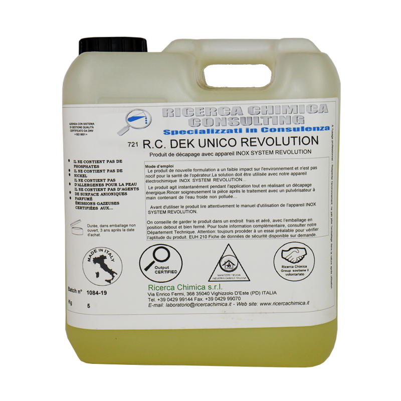 Electrolyte de décapage "RC DEK UNICO REVOLUTION" - 0