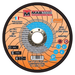 Disque à tronconner MABTOOLS Ø125mm 
