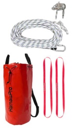 Kit Toiture avec Echelle mobile au sol, cordage :