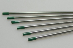 Electrode Tungstène Pure verte 150mm (étui de 10u)