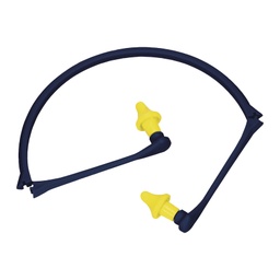 Bouchons anti-bruit PU coniques jetables avec arceau pliable (24dB)