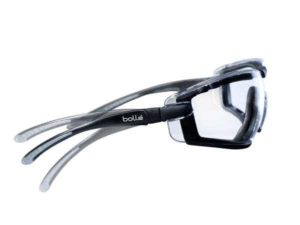 Lunettes Branches+Mousse COBRA II, PC Incolore AR/AB Platinum - 1