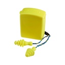 Bouchons anti-bruit en élastomère, cordon avec étui individuel (30dB) - 0