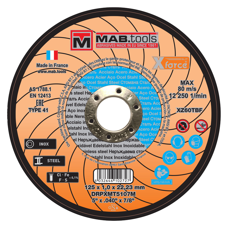 Disque à tronconner MABTOOLS Ø125mm  - 0