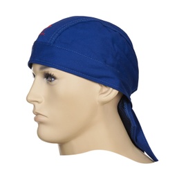 Bandana de soudeur FIRE FOX en Coton ignifugé Bleu