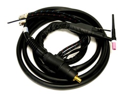 Torche TIG SR20 Eau, à lamelle, 200A-220A, manchette cuir