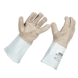 Gants Soudeur Cuir croûte de bovin ESPUNA 43340 manchette 15cm (Taille 10)