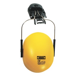 Coquilles anti-bruit (26dB) + adaptateur (adaptable sur casque de chantier classique)