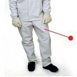 Pantalon de soudeur Cuir fleur de bovin (Gris)