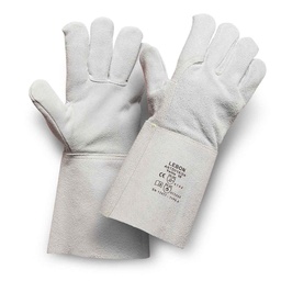 Gants de soudeur Cuir croûte de bovin, Doublure molletonnée 100%Coton